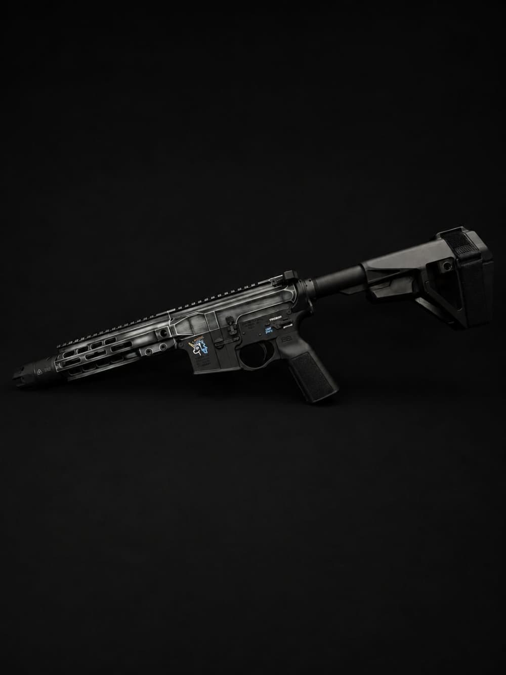 AR-15 PISTOL SNOW FLAKE  — 5.56 NATO-img-0