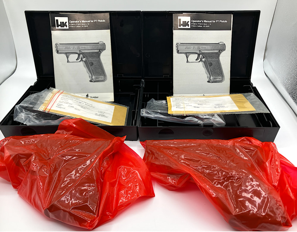 TWO HECKLER & KOCH P7M8 Factory New 2004 Untouched CONSECUTIVE SERIAL NO.-img-5
