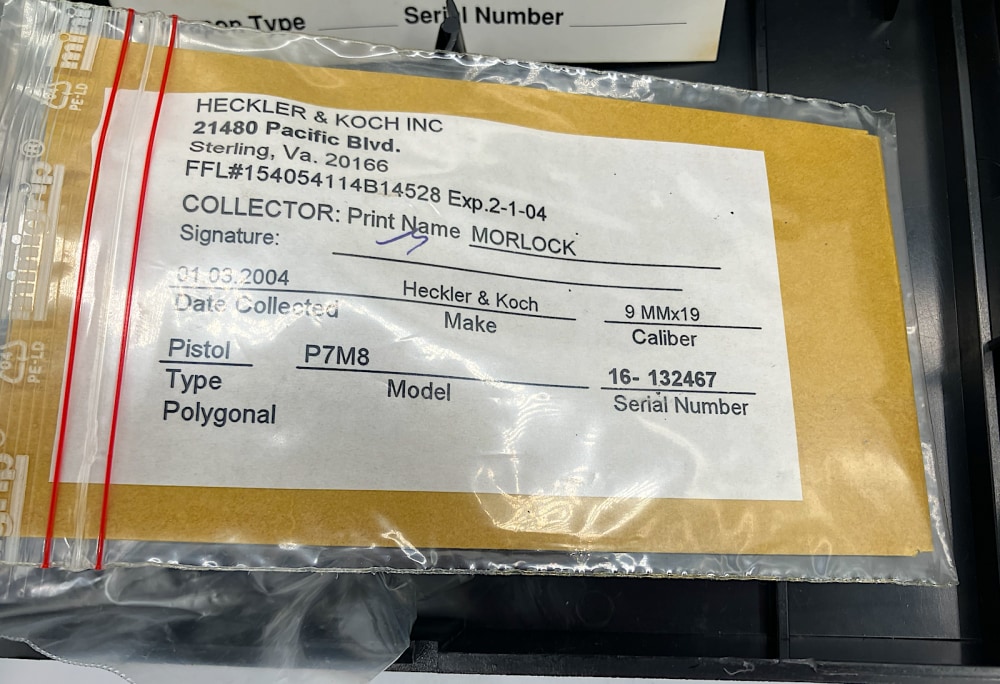 TWO HECKLER & KOCH P7M8 Factory New 2004 Untouched CONSECUTIVE SERIAL NO.-img-8