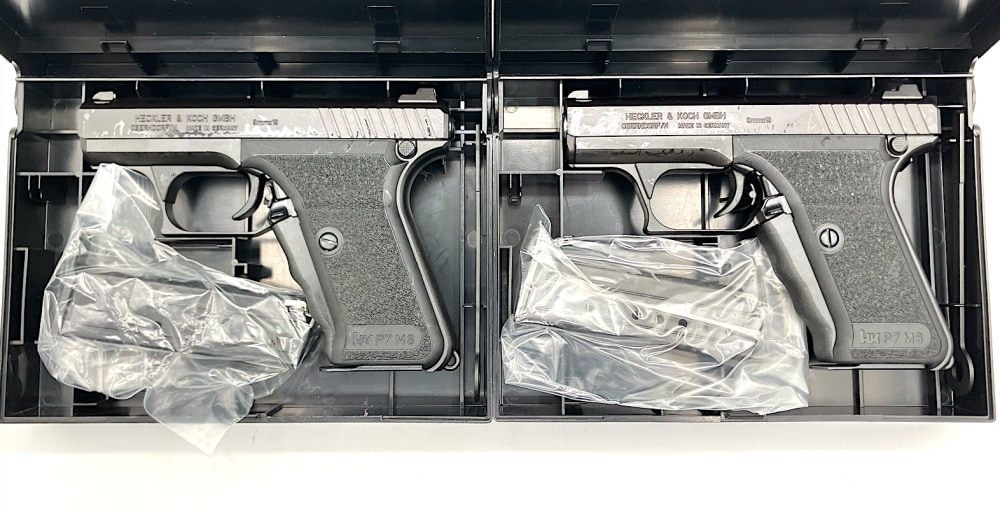TWO HECKLER & KOCH P7M8 Factory New 2004 Untouched CONSECUTIVE SERIAL NO.-img-0