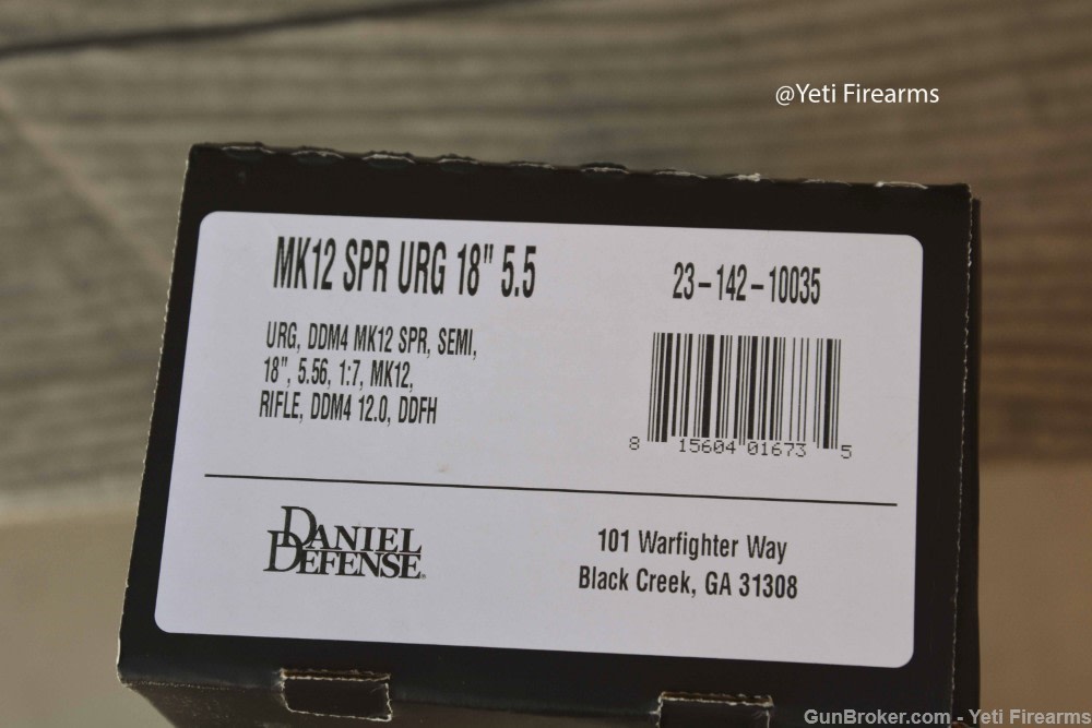 Daniel Defense MK12 Complete AR-15 Upper 18" 5.56mm New in Box -img-5