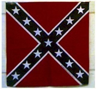 Rebel Flag Confederate Battle Bandanna / Mask 100% Cotton-img-0