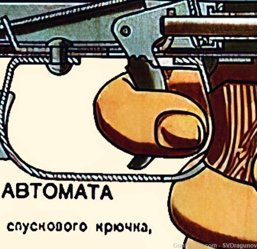 PPS 43 hi-res Big Color Poster Soviet Russia PPS43 762x25 WW2 Pole Sudaev-img-1