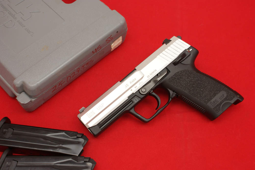 Heckler & Koch HK USP .45 ACP Two-Tone 1997 German Penny Start $.01 NR-img-1