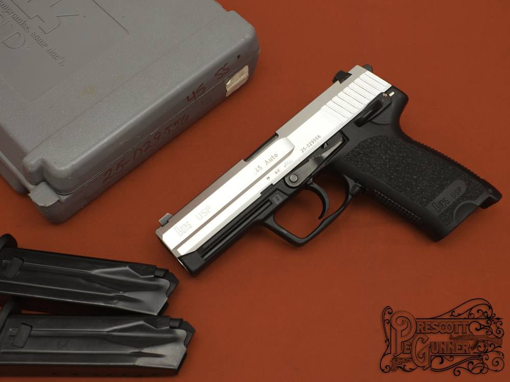 Heckler & Koch HK USP .45 ACP Two-Tone 1997 German Penny Start $.01 NR-img-0