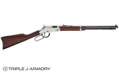 Henry Repeating Arms H4 Silver Eagle 20.5 .22 WMR Lever Action Rifle Blued-img-0