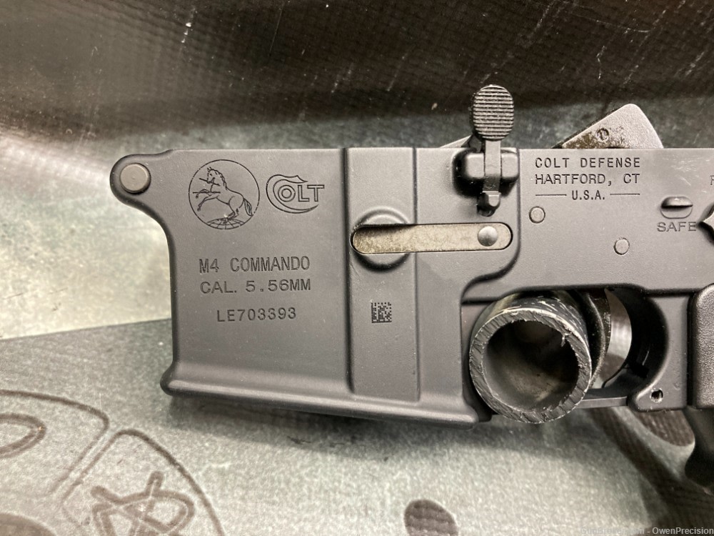 Factory Colt AR-15 M4 Commando complete lower receiver assembly ambi LE SN-img-2