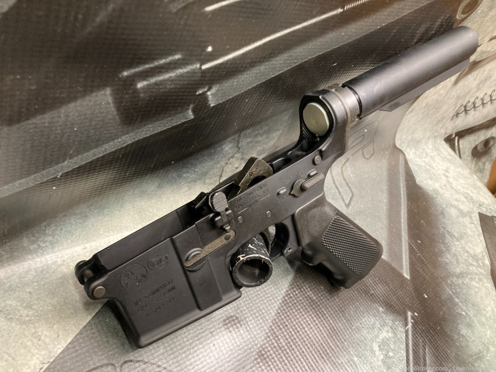 Factory Colt AR-15 M4 Commando complete lower receiver assembly ambi LE SN-img-6