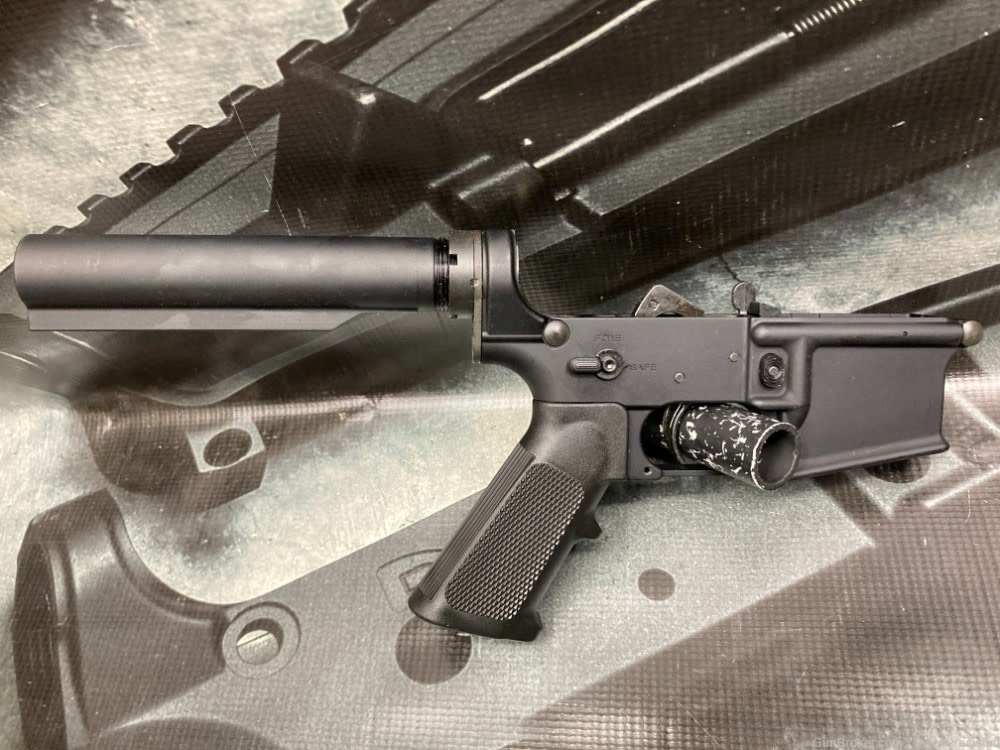 Factory Colt AR-15 M4 Commando complete lower receiver assembly ambi LE SN-img-1