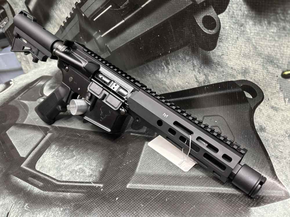 AR-15 Custom Stag-15 5.56 7.5" Ballistic Adv Atlas Logic MLOK 5.5# trigger-img-4