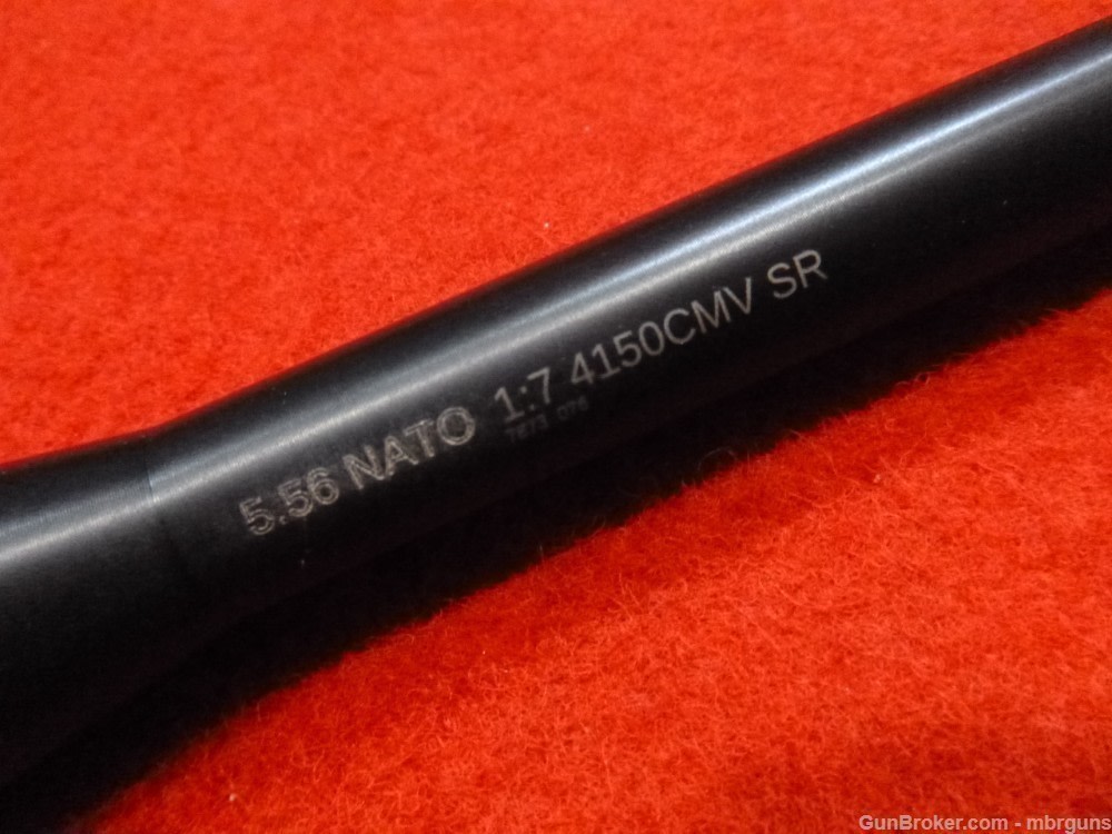AR 15 5.56 Mid Length 16" Gov't Profile Barrel Nitride Stress Relieved 1:7-img-1