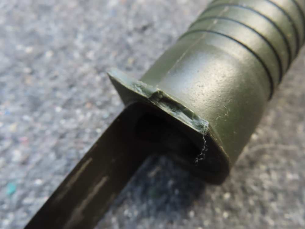 French Sig 540 Bayonet w/ Scabbard - Manurhin Made - Scarce-img-9
