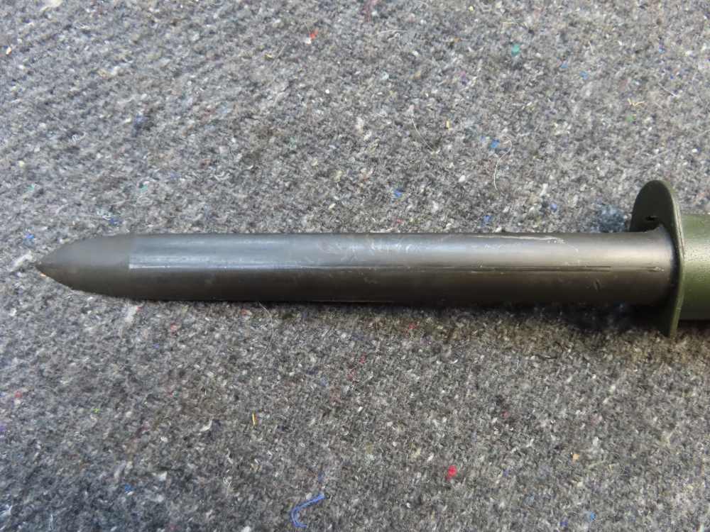 French Sig 540 Bayonet w/ Scabbard - Manurhin Made - Scarce-img-7
