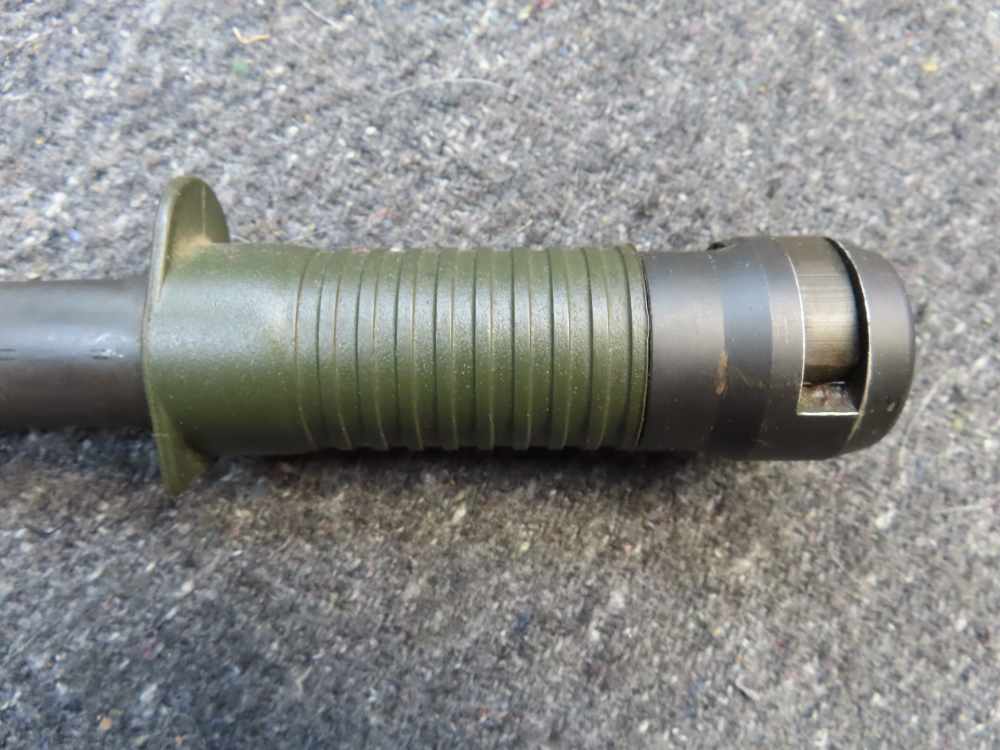 French Sig 540 Bayonet w/ Scabbard - Manurhin Made - Scarce-img-6