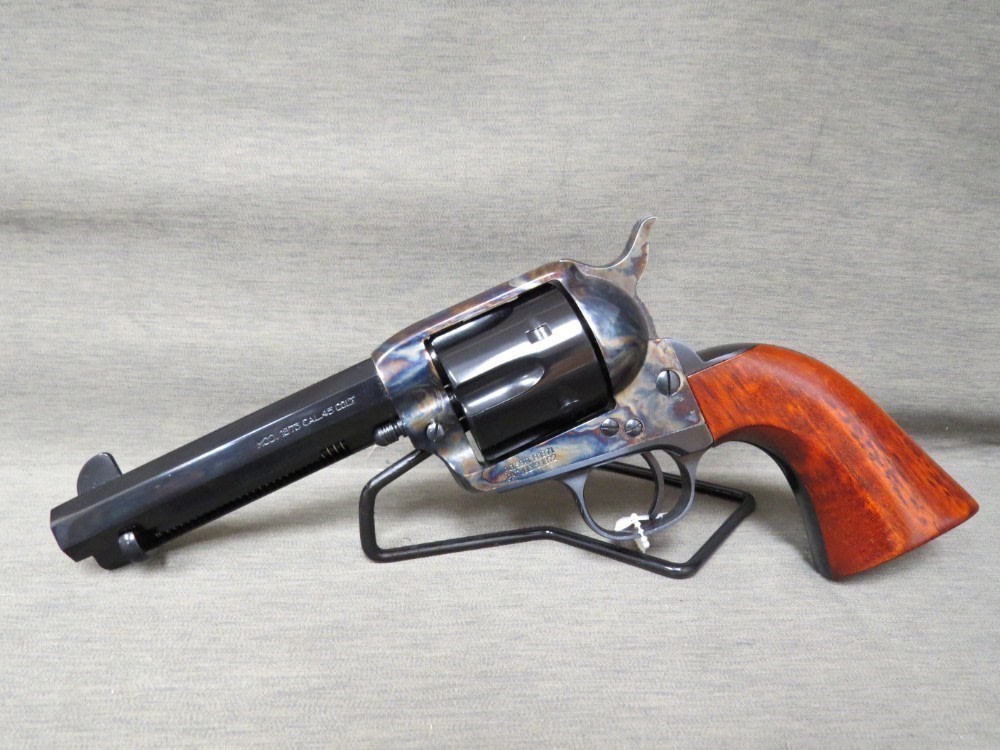 Taylor's Uberti Drifter .45 LC SA Revolver Taylors 556101 4.75" Octagon-img-1
