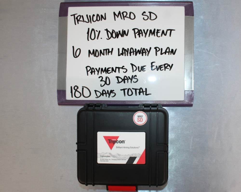 Trijicon MRO SD Red Dot, LAYAWAY AVAILABLE!-img-0