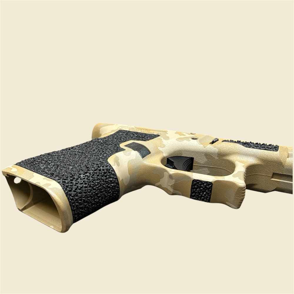 New Glock G19 G23 19/23 Custom Coated, Stippled OEM Frame Lower Gen3-img-3