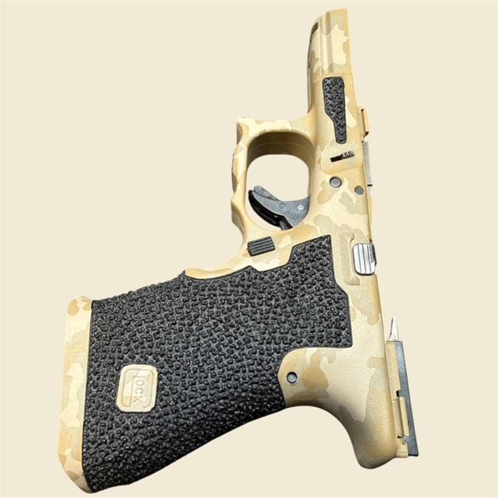 New Glock G19 G23 19/23 Custom Coated, Stippled OEM Frame Lower Gen3-img-4