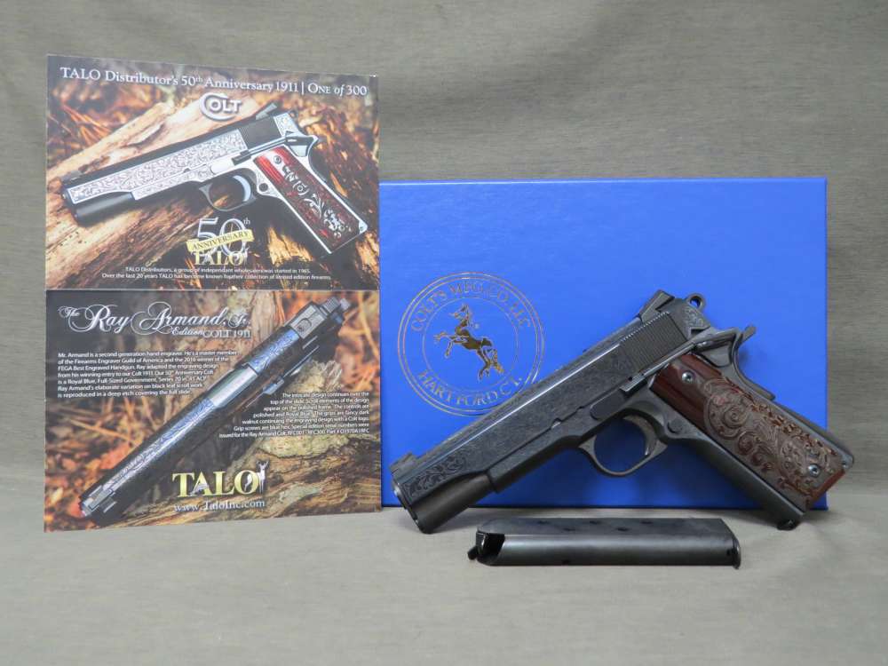 Colt Ray Armand Jr TALO 50th Anniversary .45 Pistol O1970ARFC 1/333-img-0