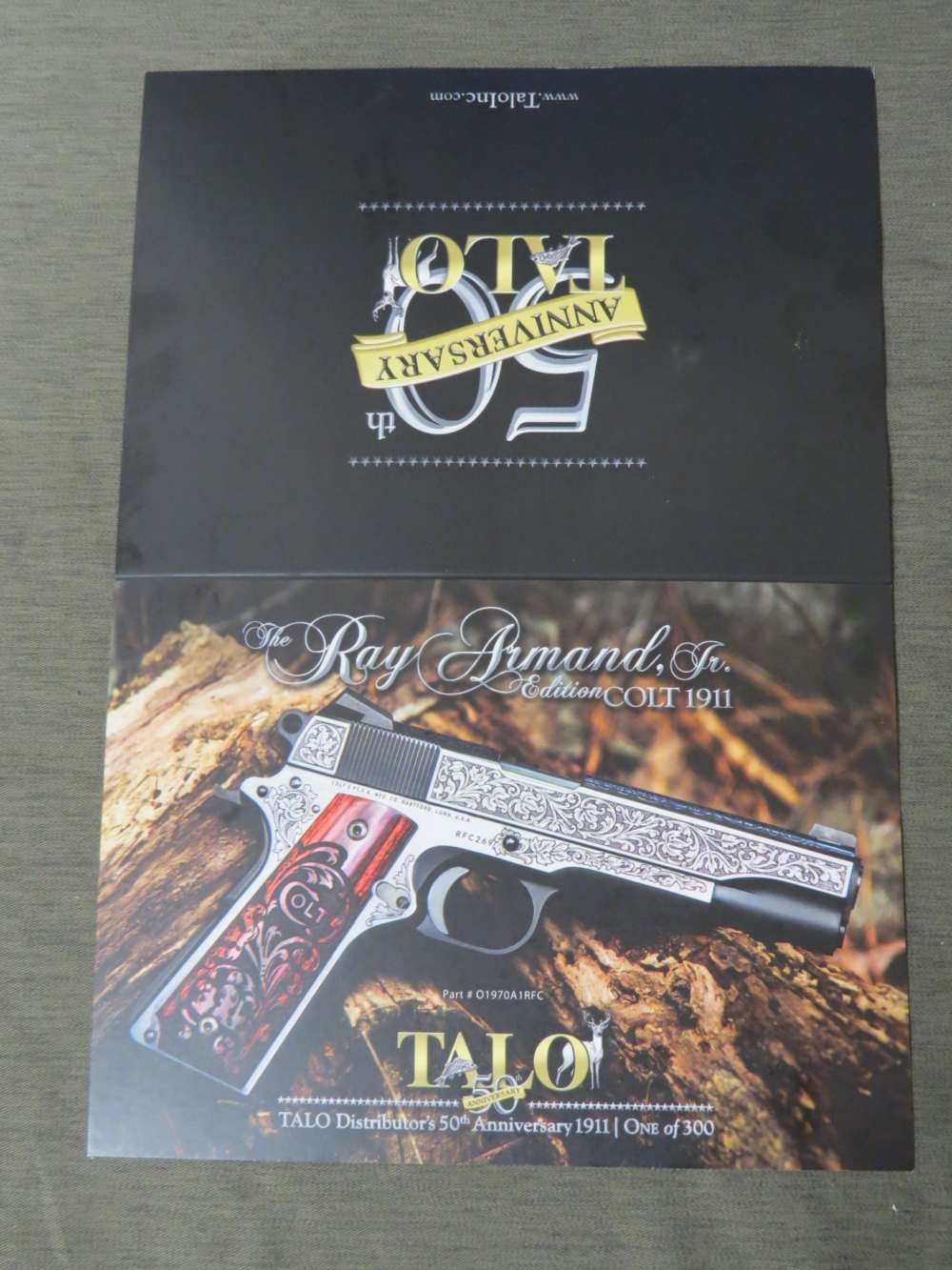 Colt Ray Armand Jr TALO 50th Anniversary .45 Pistol O1970ARFC 1/333-img-15