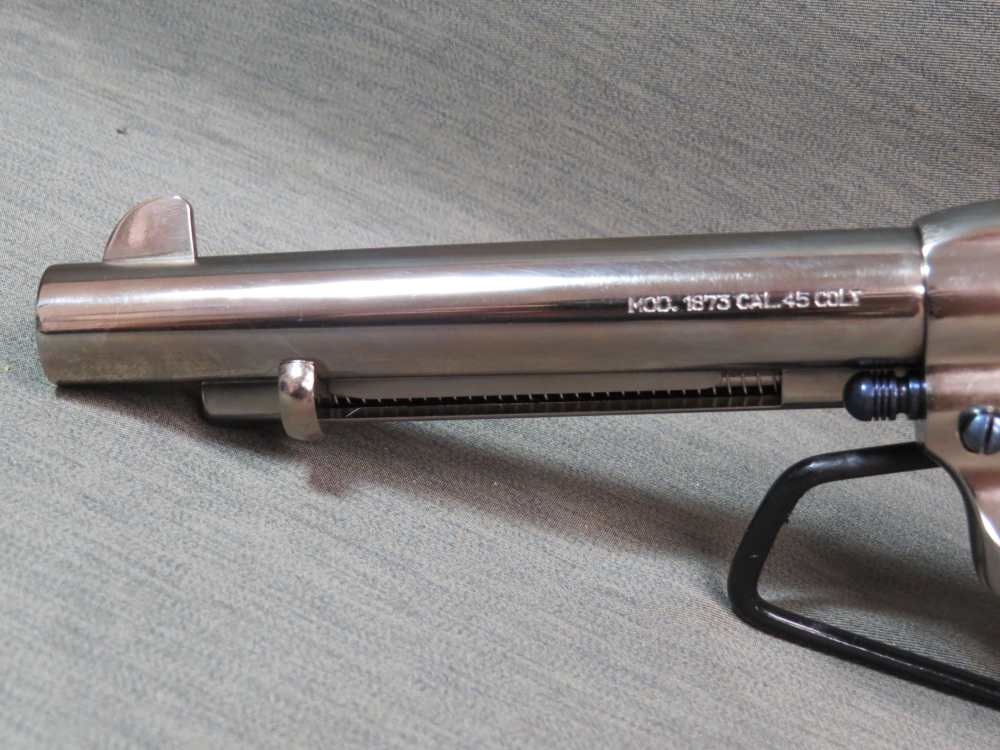 Taylor's & Co Uberti 1873 Cattleman Nickel .45 LC Revolver 45 5.5" 555122-img-2
