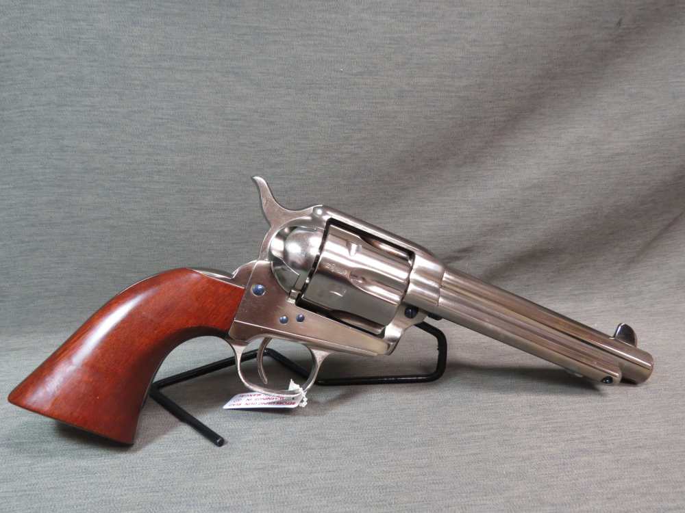 Taylor's & Co Uberti 1873 Cattleman Nickel .45 LC Revolver 45 5.5" 555122-img-4