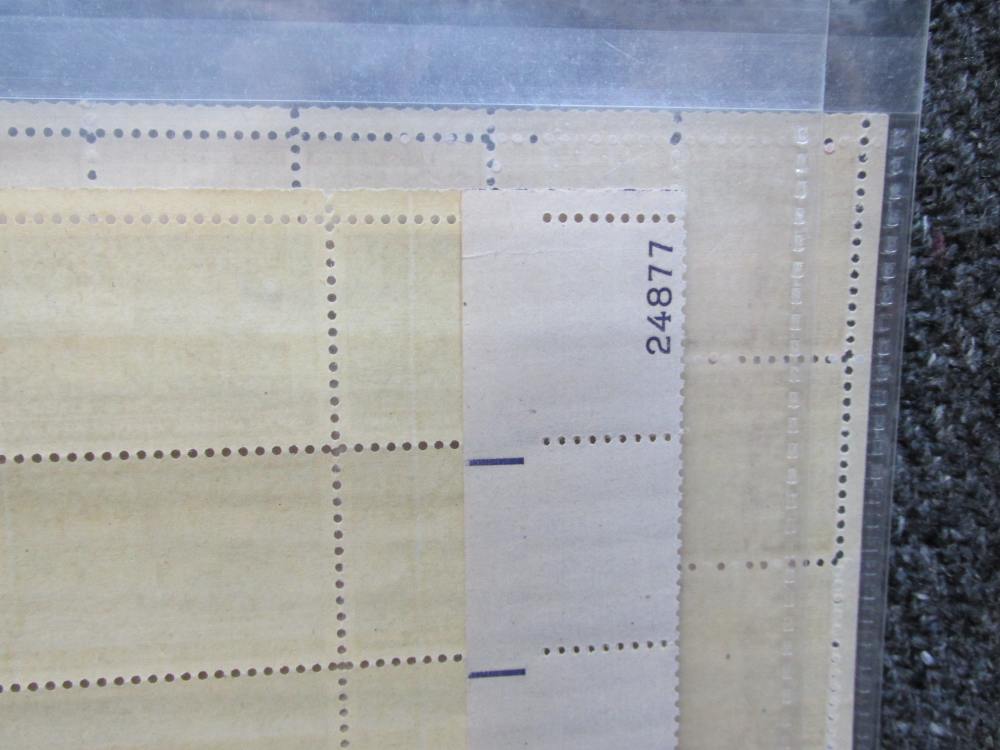3 NEW OLD STOCK SHEETS OF WWII U.S. POSTAGE STAMPS, 1940, 1953, 1955-PATTON-img-13