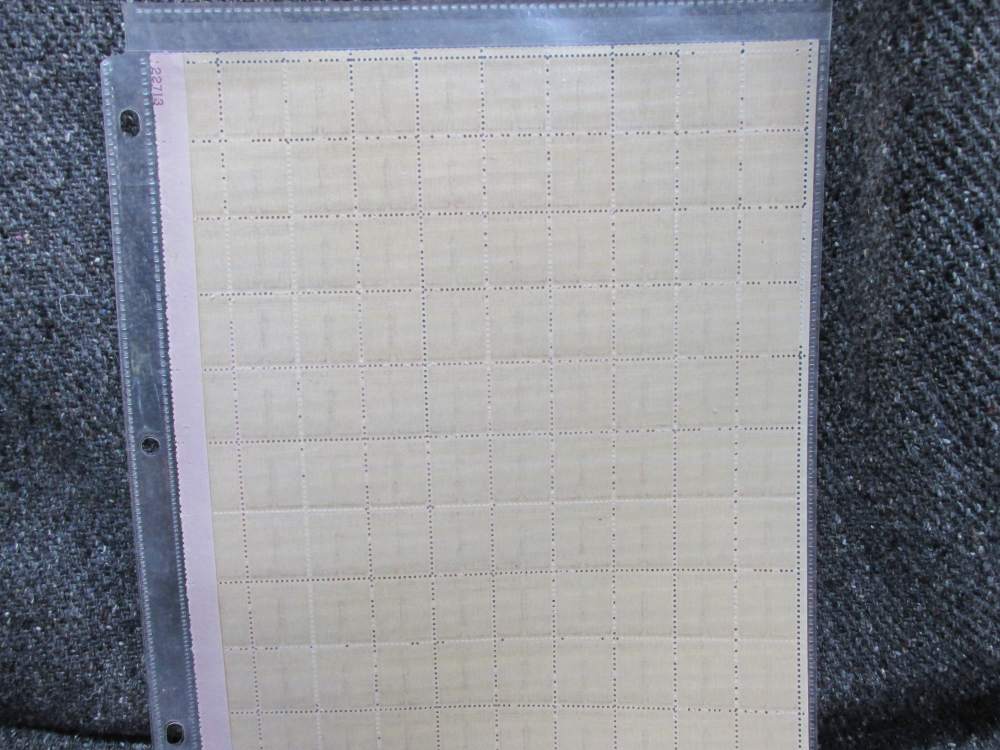 3 NEW OLD STOCK SHEETS OF WWII U.S. POSTAGE STAMPS, 1940, 1953, 1955-PATTON-img-8
