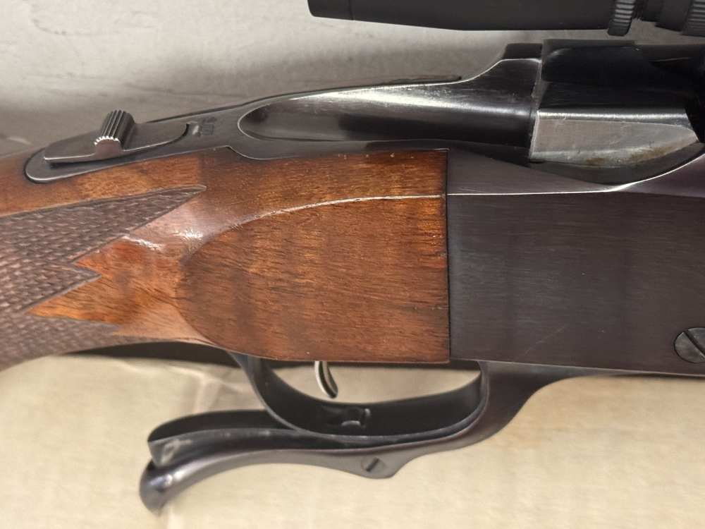 Ruger No. 1 375 H&H Magnum Factory Box Leupold Set Trigger AMAZING $1499-img-43