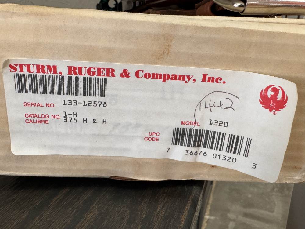 Ruger No. 1 375 H&H Magnum Factory Box Leupold Set Trigger AMAZING $1499-img-81