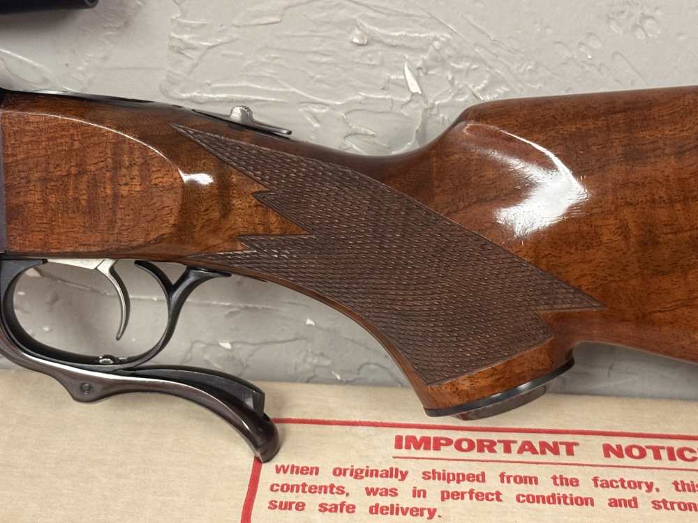 Ruger No. 1 375 H&H Magnum Factory Box Leupold Set Trigger AMAZING $1499-img-6