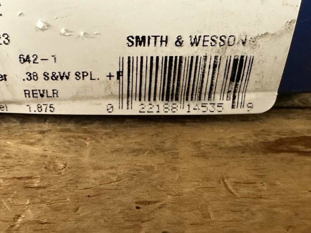Smith & Wesson 642 Crimson Trace Lasergrips 38 Spl 1.88in 5 Shot 150972-img-6