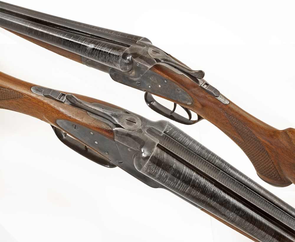 ANTIQUE KING NITRO SxS HAMMERLESS DAMASCUS SHOTGUN EXCELLENT.  NO FFL-img-3