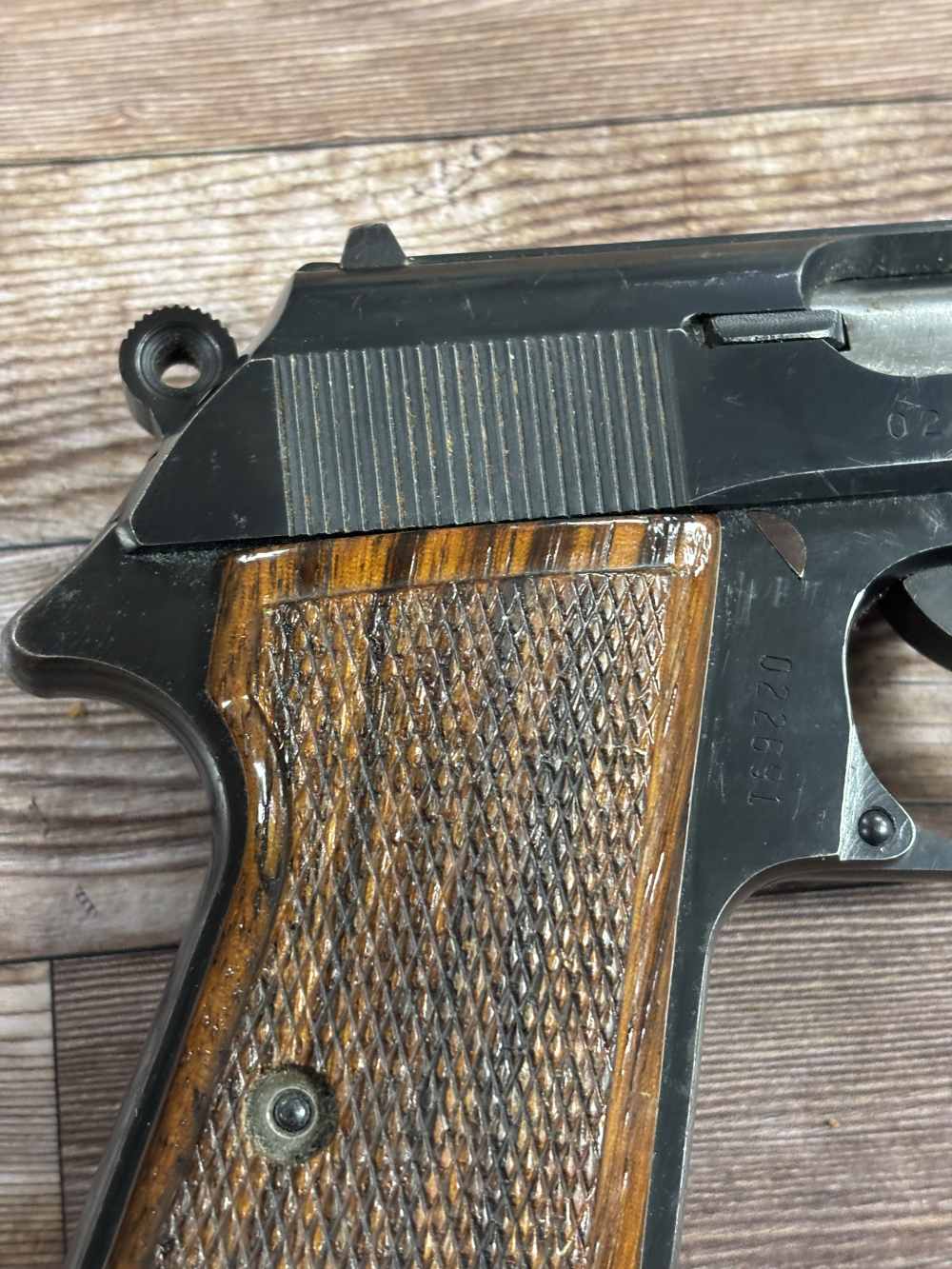 VINTAGE WALTHER PPK/S INTERARMS 380ACP PISTOL CUSTOM GRIPS NO RESERVE -img-3