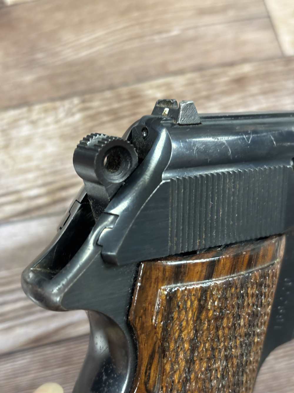 VINTAGE WALTHER PPK/S INTERARMS 380ACP PISTOL CUSTOM GRIPS NO RESERVE -img-6
