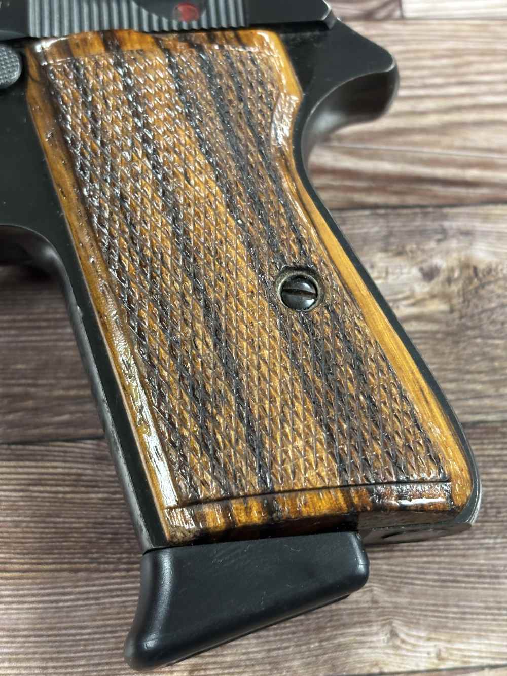 VINTAGE WALTHER PPK/S INTERARMS 380ACP PISTOL CUSTOM GRIPS NO RESERVE -img-8