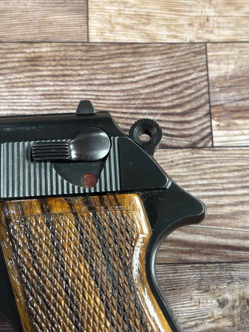VINTAGE WALTHER PPK/S INTERARMS 380ACP PISTOL CUSTOM GRIPS NO RESERVE -img-9