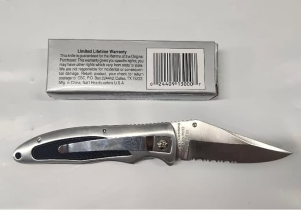 New Old Stock: Maxam Liner Lock Folding Knife  Part#7003-img-2