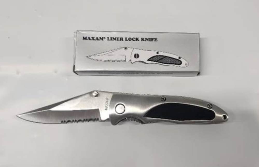 New Old Stock: Maxam Liner Lock Folding Knife  Part#7003-img-0