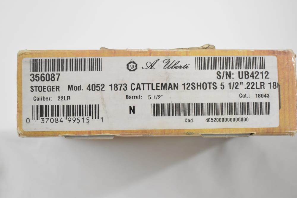 Uberti Stoeger 1873 Cattleman 12 Shot cylinder .22LR in box Mod 4052-img-14