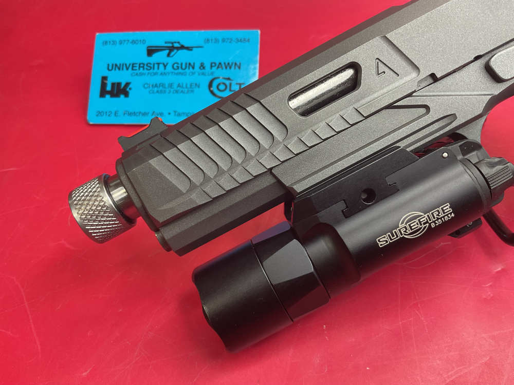 Nighthawk Custom Agent 2 .45ACP 5” & 5.5” TB - Trijicon RMR - SureFire X300-img-5