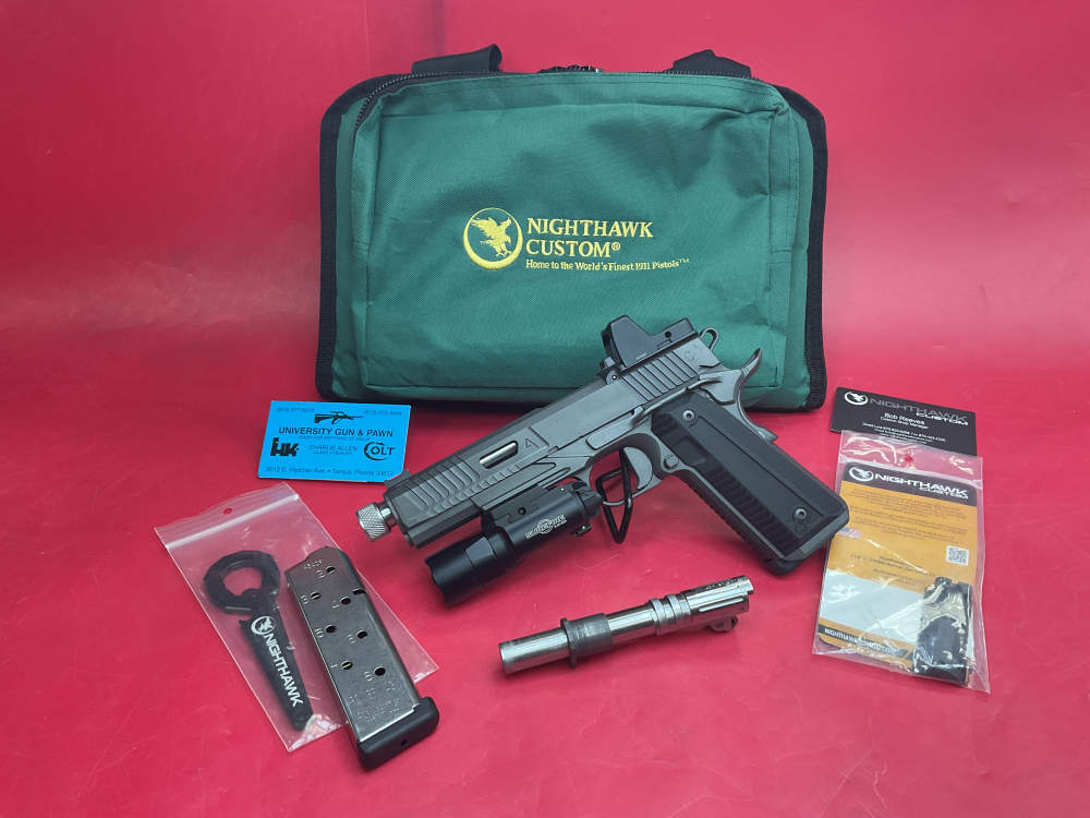 Nighthawk Custom Agent 2 .45ACP 5” & 5.5” TB - Trijicon RMR - SureFire X300-img-0