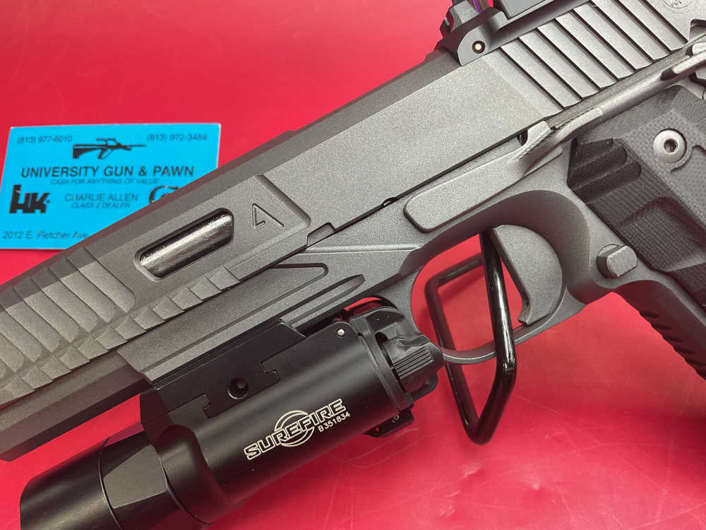 Nighthawk Custom Agent 2 .45ACP 5” & 5.5” TB - Trijicon RMR - SureFire X300-img-4