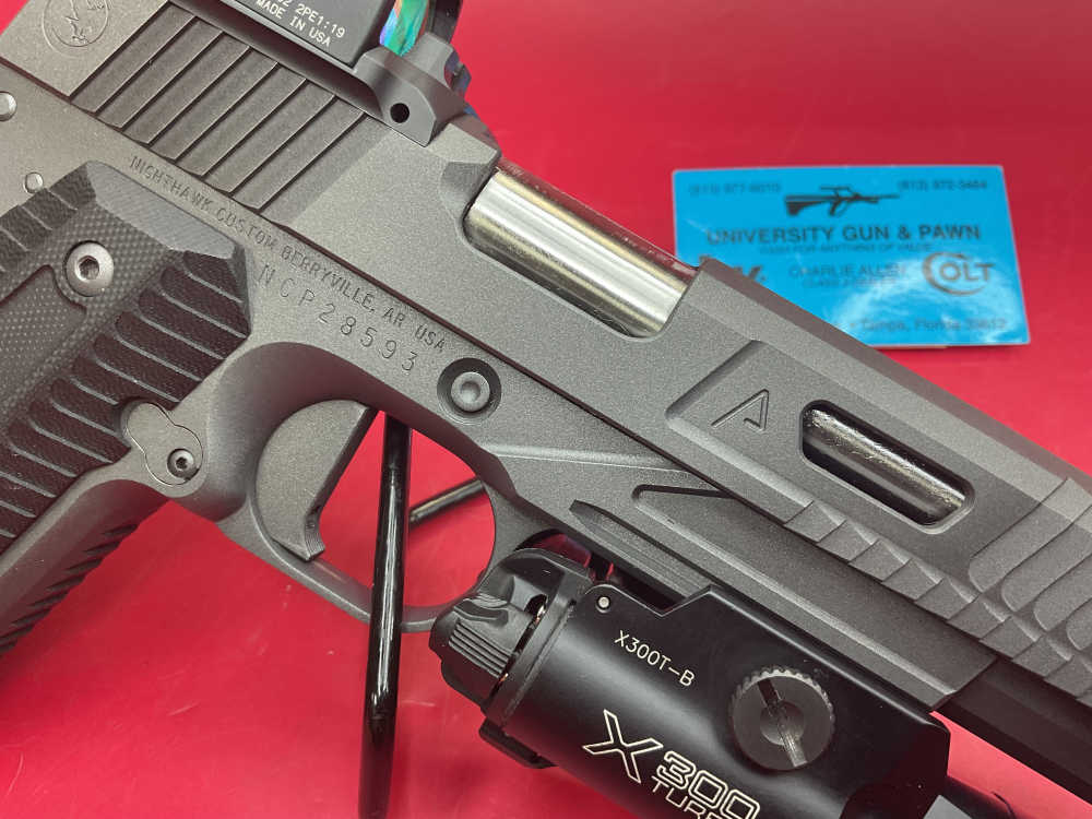 Nighthawk Custom Agent 2 .45ACP 5” & 5.5” TB - Trijicon RMR - SureFire X300-img-19