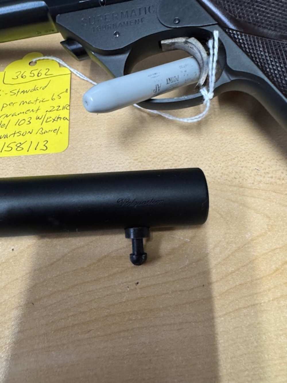 Hi-Standard Supermatic Tournament Model 103 .22lr Extra Barrel-img-6