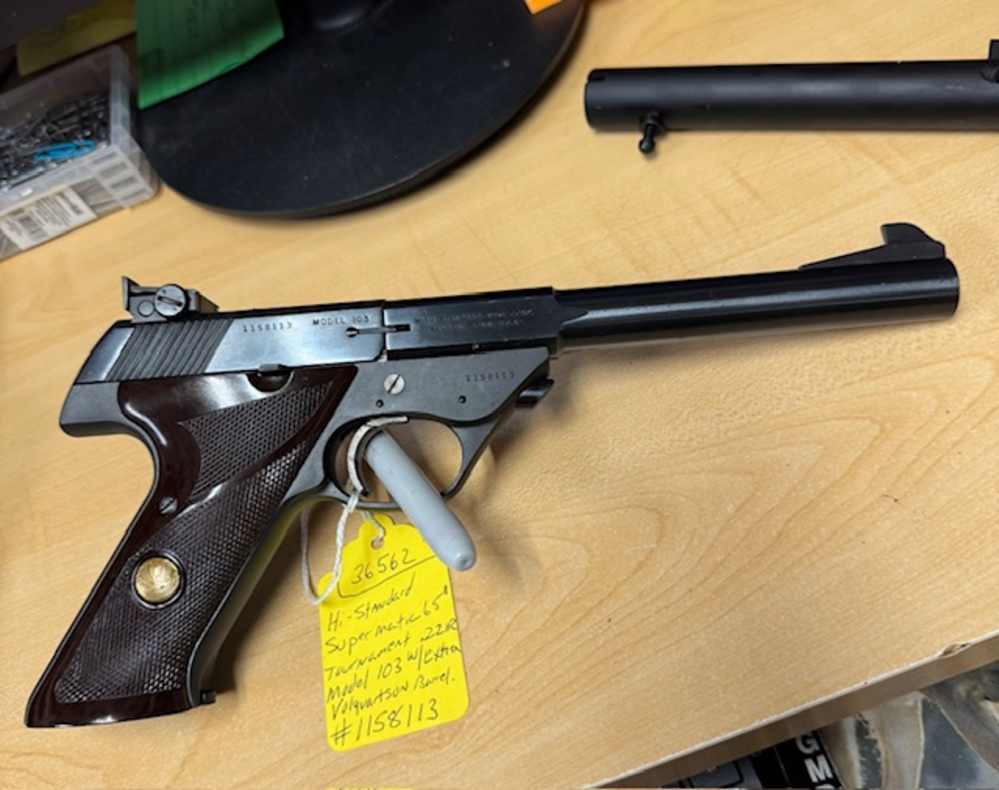 Hi-Standard Supermatic Tournament Model 103 .22lr Extra Barrel-img-0
