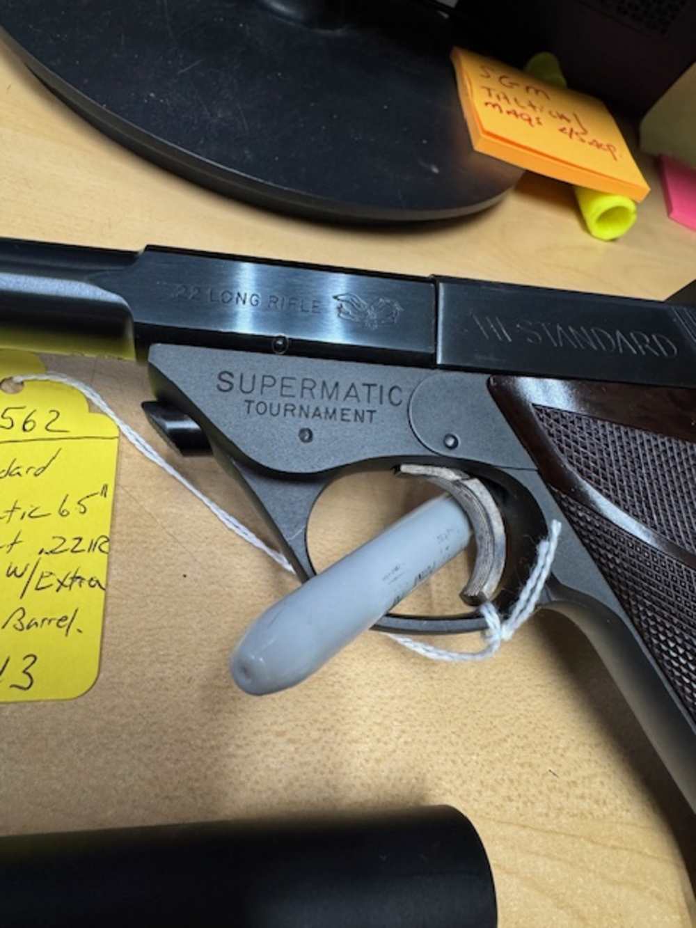 Hi-Standard Supermatic Tournament Model 103 .22lr Extra Barrel-img-3
