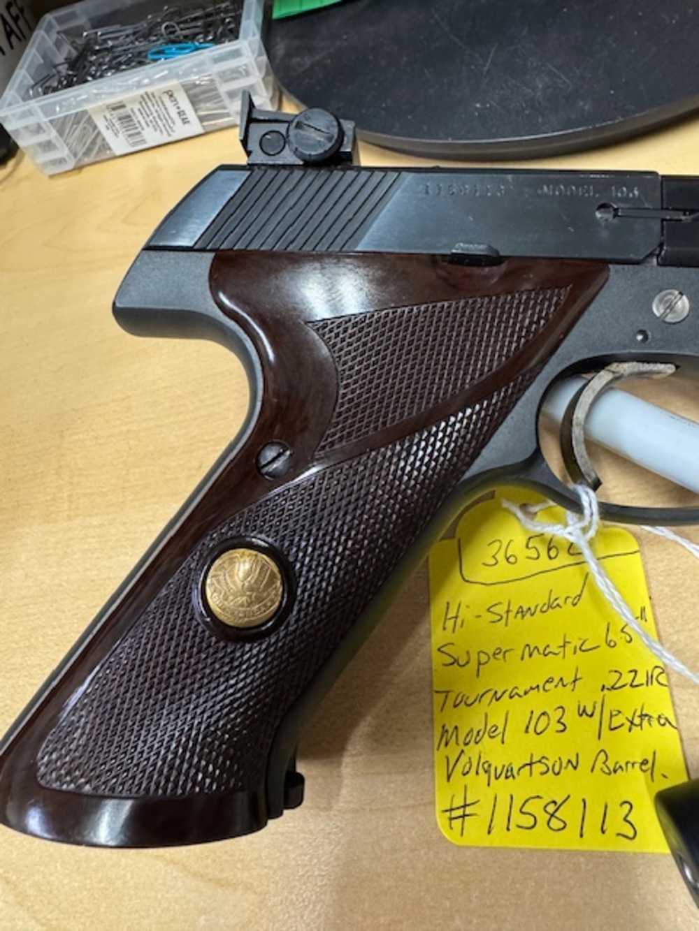 Hi-Standard Supermatic Tournament Model 103 .22lr Extra Barrel-img-8