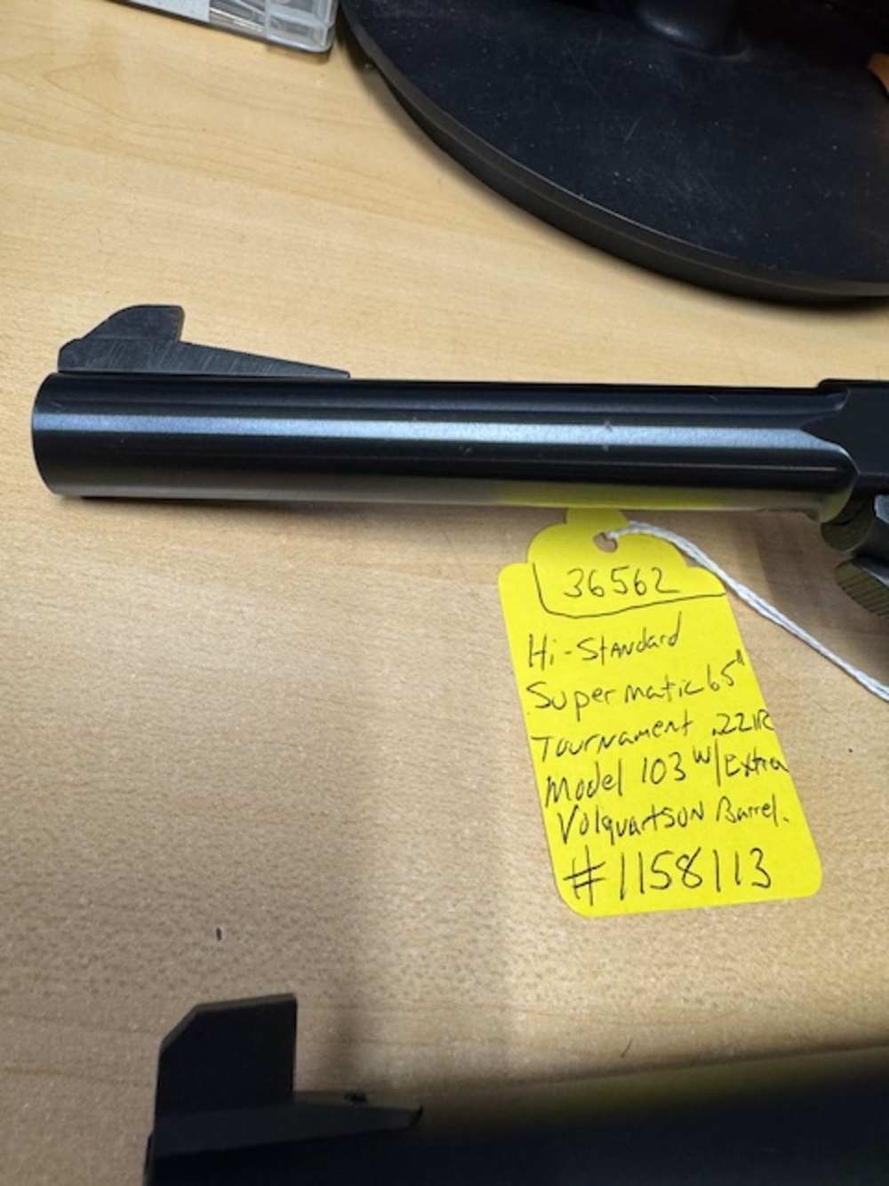 Hi-Standard Supermatic Tournament Model 103 .22lr Extra Barrel-img-4