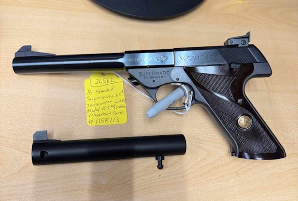 Hi-Standard Supermatic Tournament Model 103 .22lr Extra Barrel-img-1